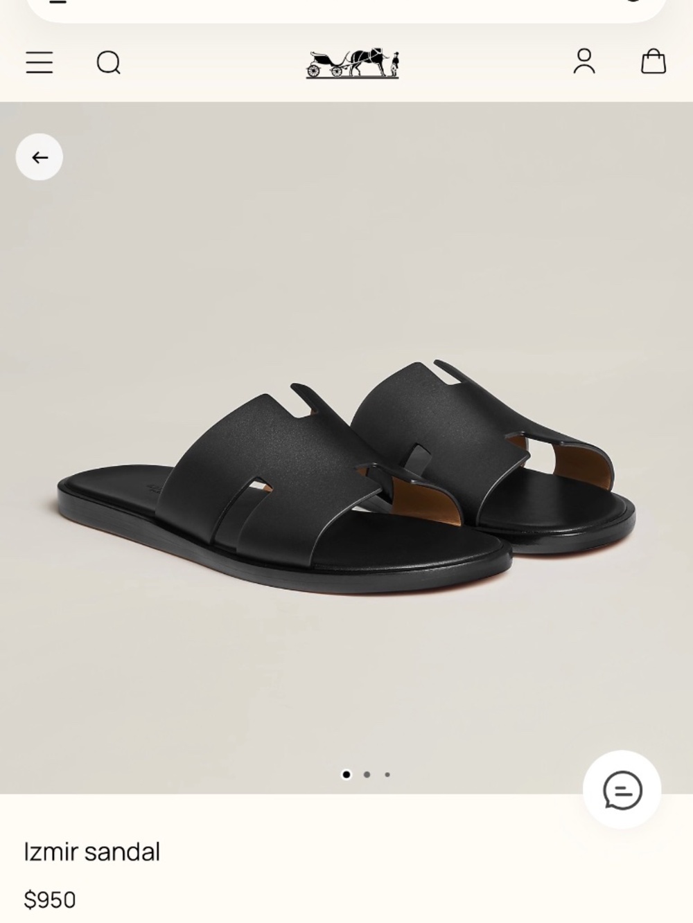 Men's Hermes Izmir Sandal- 11.5